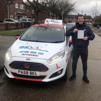 Another FANTASTIC FIRST TIME ZERO fault PASS for instructor Steve