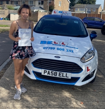 GREAT FIRST TIME PASS for instructor Michelle with only FOUR faults