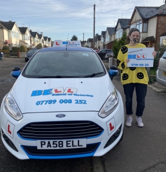 GREAT PASS for instructor Michelle with FIVE faults