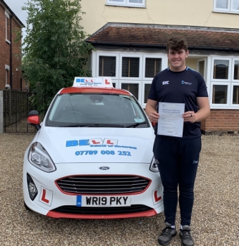 Excellent FiRST TIME PASS for instructor Matt with only FOUR faults