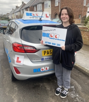 Another GREAT PASS for instructor Michelle with only TWO faults