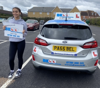 Another GREAT FIRST TIME PASS for instructor Michelle with only TWO faults