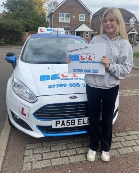 Another GREAT PASS for instructor Michelle with only FOUR faults