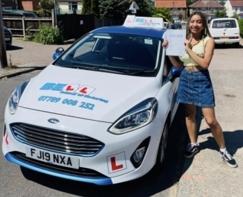 Another GREAT FIRSt TIME PASS for instructor Natasha with only THREE faults