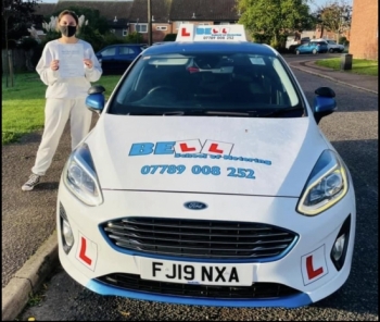 Another GREAT FIRST TIME PASS good instructor Natasha with only ONE fault…