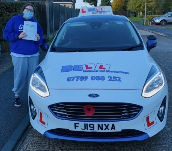 Fantastic FIRST TIME PASS for instructor Natasha with only TWO faults