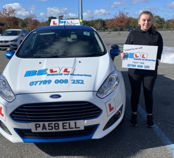 Another EXCELLENT FIRST TIME PASS for instructor Michelle with only ONE fault