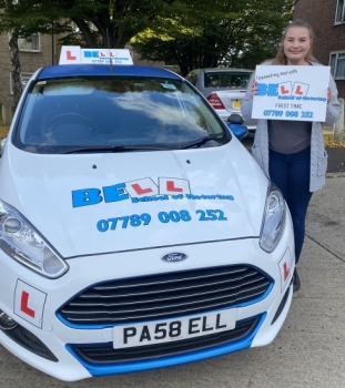 Another GREAT FIRST TIME PASS for instructor Michelle with only ONE fault