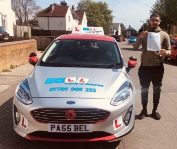 Another FIRST TIME PASS for instructor Steve with only TWO faults