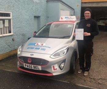 Another FIRST TIME PASS for instructor Steve with only FOUR faults