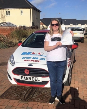 Another EXCELLENT FIRST TIME PASS for instructor Steve with only<br />
TWO faults