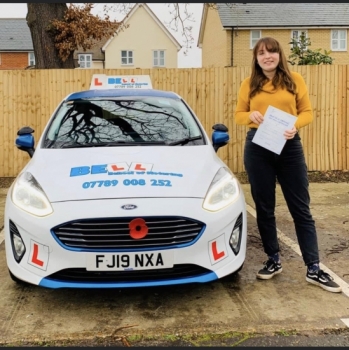 A FANTASTIC PASS for instructor NATASHA with only ONE fault....