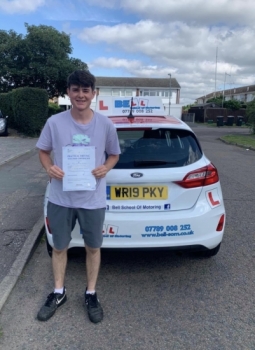 Fantastic FIRST TIME PASS for instructor Matt with only TWO faults