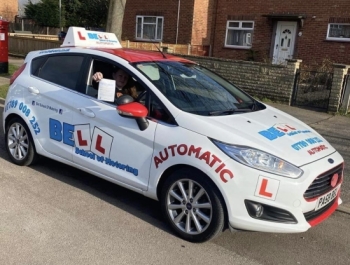 GREAT FIRST TIME PASS for instructor Steve with only THREE faults in our AUTOMATIC car