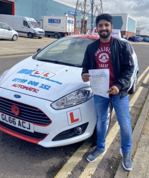 FANTASTIC FIRST TIME PASS for Instructor Steve in our AUTOMATIC car with only FOUR faults....