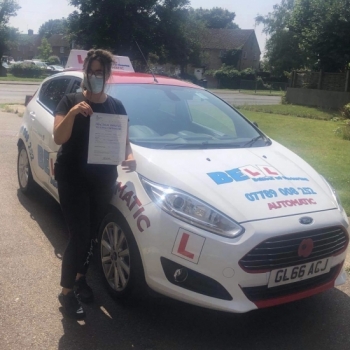 Another great FIRST TIME PASS for instructor Steve in our AUTOMATIC car