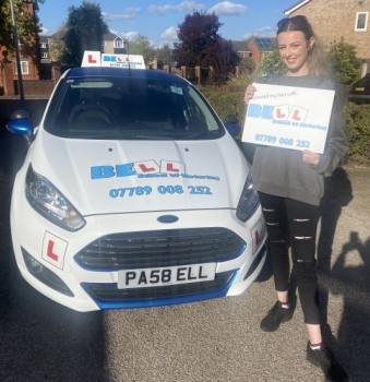 Another GREAT FIRST TIME PASS for instructor Michelle with only THREE faults