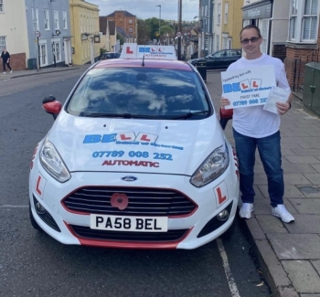 Another GREAT FIRST TIME PASS with only ONE fault for instructor Steve