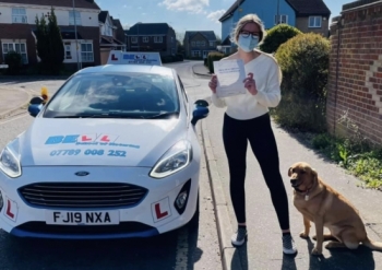 Another Fantastic FIRST TIME PASS for instructor Natasha with only<br />
ONE fault....