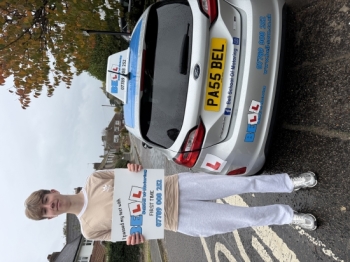 Another GREAT FIRST TIME PASS for instructor Michelle with only ONE fault