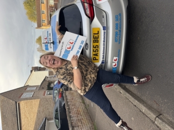Another GREAT PASS for instructor Michelle with only THREE faults