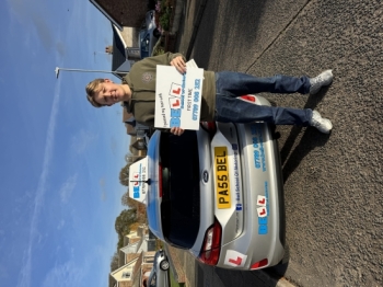 Another GREAT FIRST TIME PASS for instructor Michelle with only ONE fault