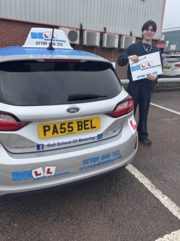 Another GREAT PASS for instructor Michelle with only FOUR faults