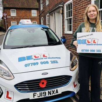 Another GREAT PASS for instructor Natasha with only ONE fault