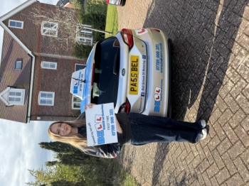 Another GREAT FIRST TIME PASS for instructor Michelle with only SIX faults