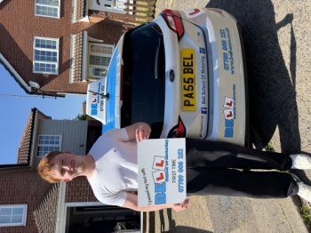Another GREAT FIRST TIME PASS for instructor Michelle with only THREE faults
