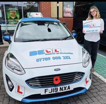 Another GREAT PASS for instructor Natasha with only THREE faults