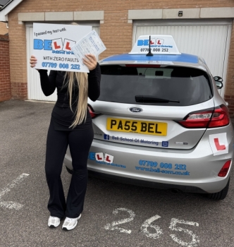 Another GREAT ZERO FAULT PASS for instructor Michelle