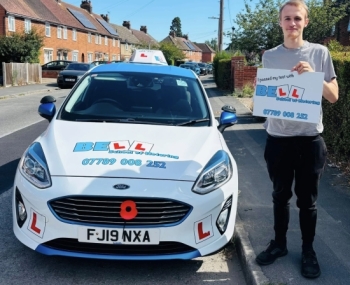 Another GREAT PASS for instructor Natasha with only THREE faults