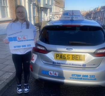 Another GREAT PASS for instructor Michelle with only THREE faults