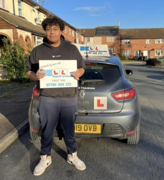 Another GREAT FIRST TIME PASS for instructor Matt with only TWO faults