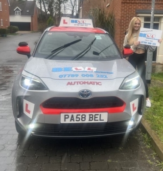 Another GREAT FIRST TIME PASS for instructor Steve with only<br />
THREE faults