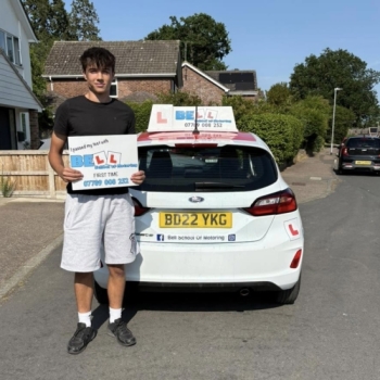 Another GREAT FIRST TIME PASS for instructor Matt with only ONE fault