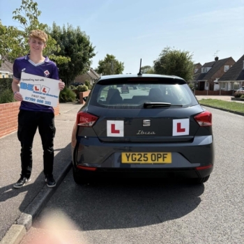 Another GREAT FIRST TIME PASS for instructor Matt with only FIVE faults
