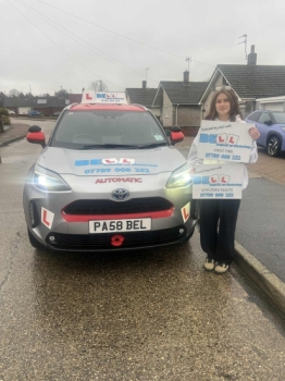 Another GREAT FIRST TIME ZERO fault PASS for instructor Steve